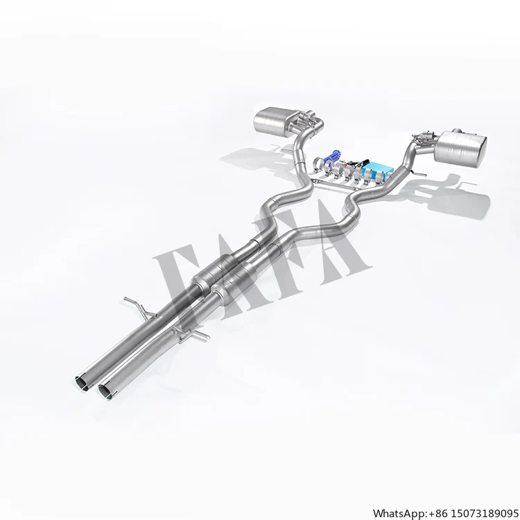

For Range Rover Sport 3.0T Car Exhaust System in the Middle and Rear Section Catback Exhaust Pipe Electric Valve Muffler