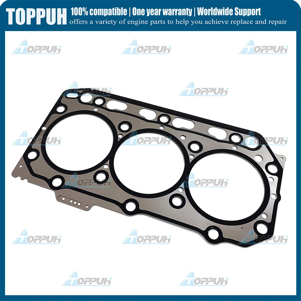 3TNE84 Cylinder Head Gasket For yanmar Excavator 3D84 3D84-1 3D84-2 3D84-3 3TNE84 (STEEL)