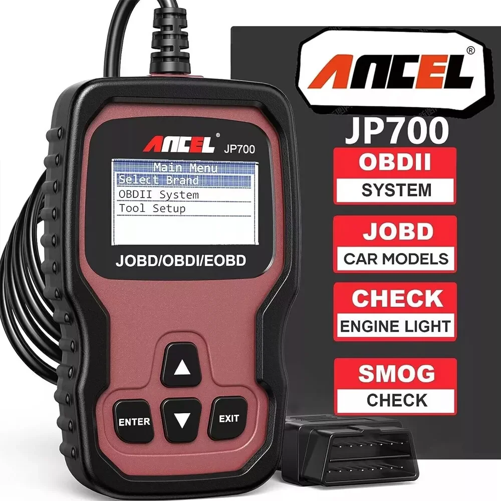

ANCEL JP700 OBD2 JOBD сканер EOBD считыватель кодов Turn off Engine Light Check Engine Read Clear Fault Codes для Honda Toyota Mazda