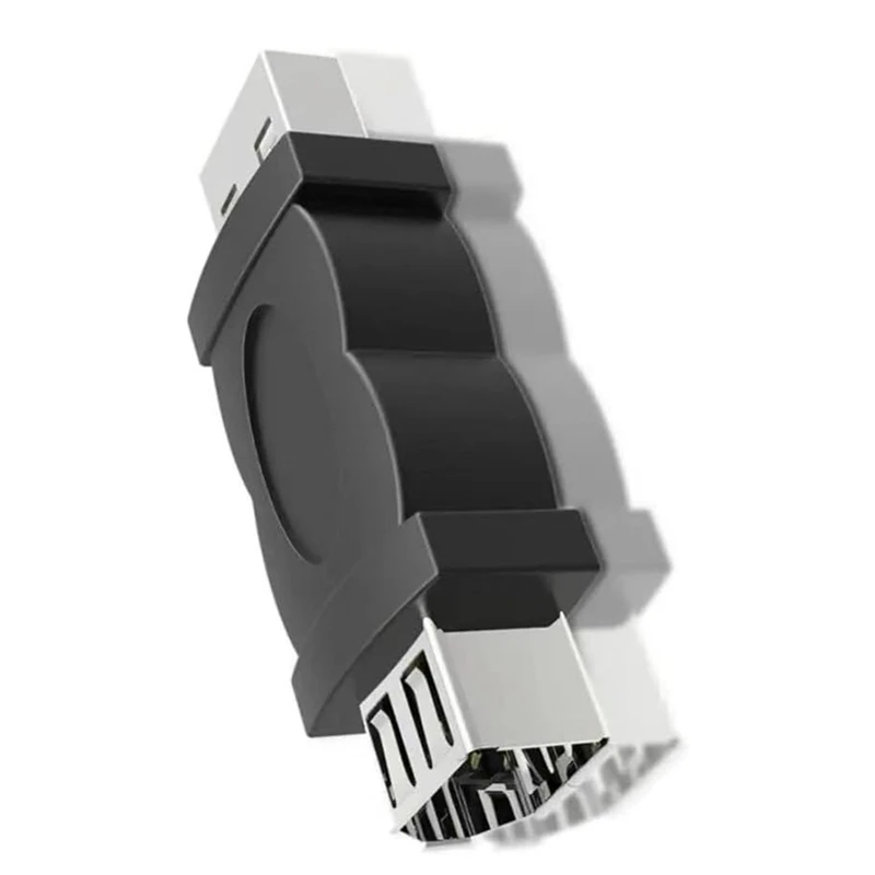 USB To 1394 6P Connector USB To Firewire 6 Pin USB Male To 1394 Converter Multi-Function Portable Convenient 2PCS