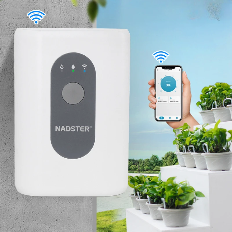 Mobile phone remote control WiFi timed automatic drip irrigation set drip arrow drip irrigation device for watering flowers