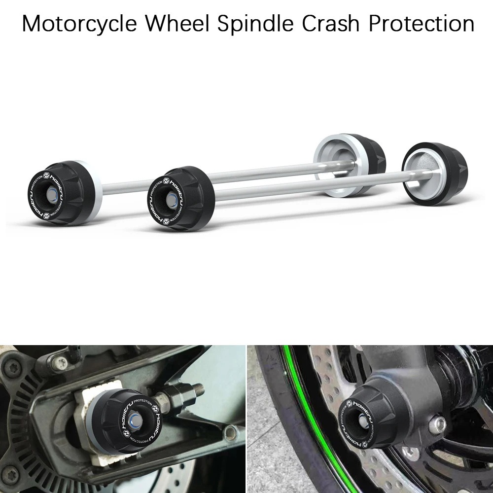 Front Rear Wheel Spindle Crash Protection For BMW S1000R S1000RR S1000XR M1000RR 2013-2026