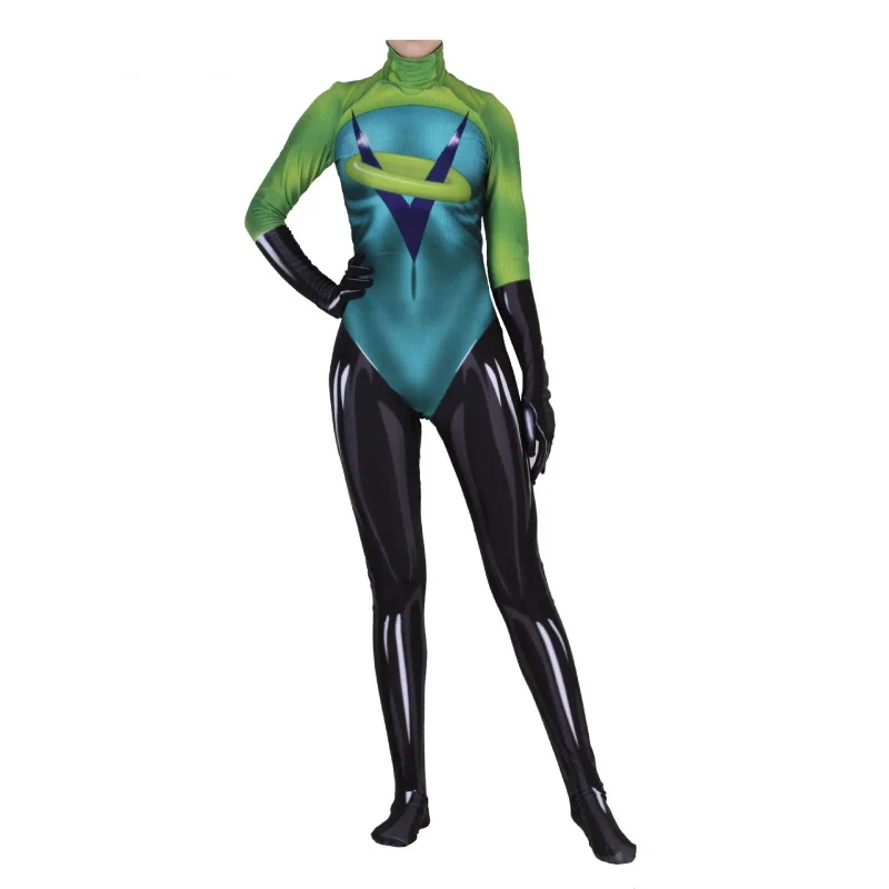 w;3'c\6,b' Mr Mrs Incredibles Adult Kid Suit Jumpsuit Bodysuit Costume Halloween Cosplay Voyd Clothi7;m/8\f; view 6