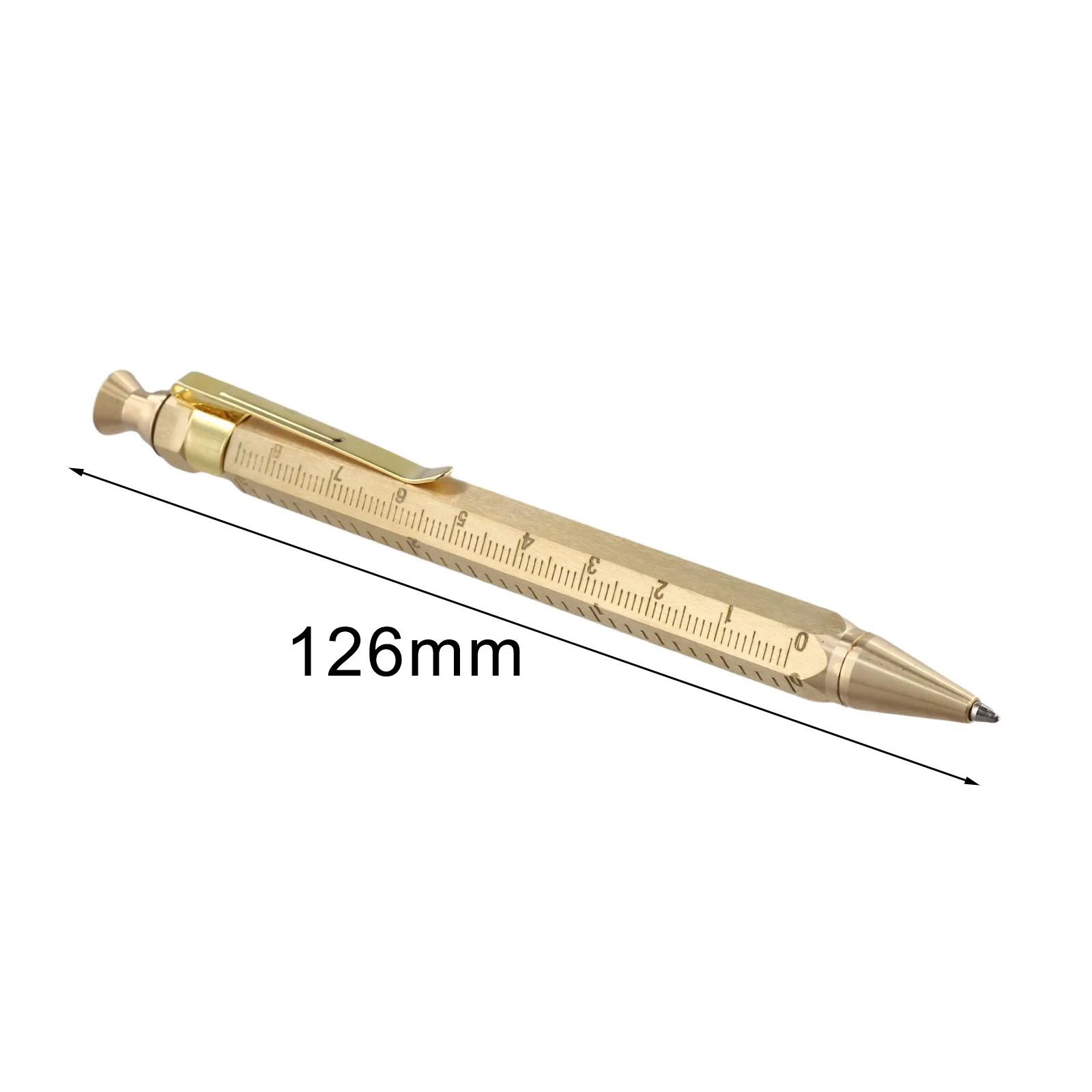 Business and For Student Use Brass Bolt Action Pen with Solid Construction and Smooth Ink Delivery Compatible with G2 Refills