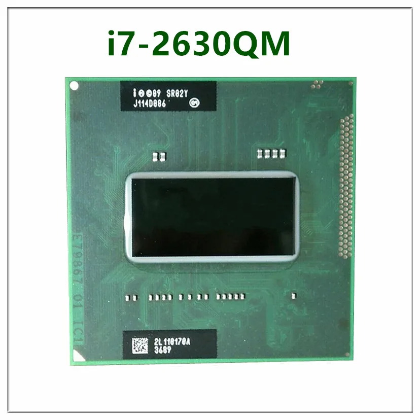 Core i7-2630QM CPU i7 2630QM SR02Y Quad-Core Socket G2 / rPGA988B 45W 2.0Ghz 6MB