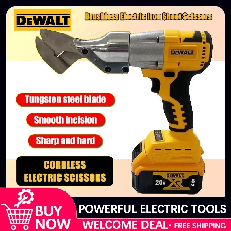 

Новинка 2026: Аккумуляторные электрические ножницы Dewalt 500 Вт, бесщеточные, для резки металла, совместимые с аккумуляторами 18 В