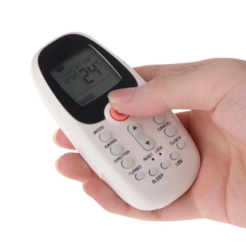 Reemplazo de Control remoto de aire acondicionado, compatible con Midea Komeco Tornado Comfee con Led R06/BGCE R06/BGE