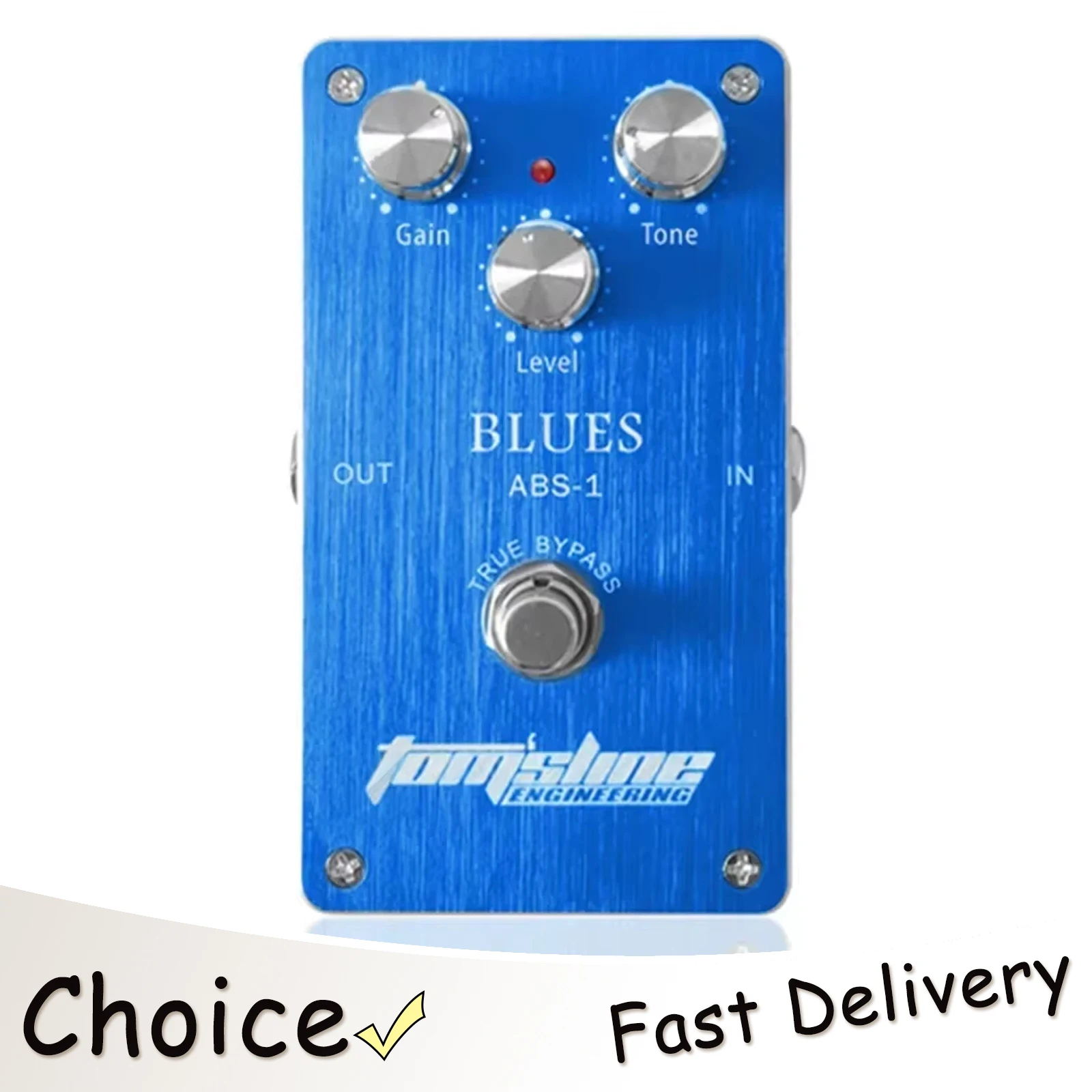

AROMA Blues Electric Guitar Pedal Effect Tomsline Blues Distortion Electric Guitar Pedal True Bypass ABS-1 Guitar Accessories