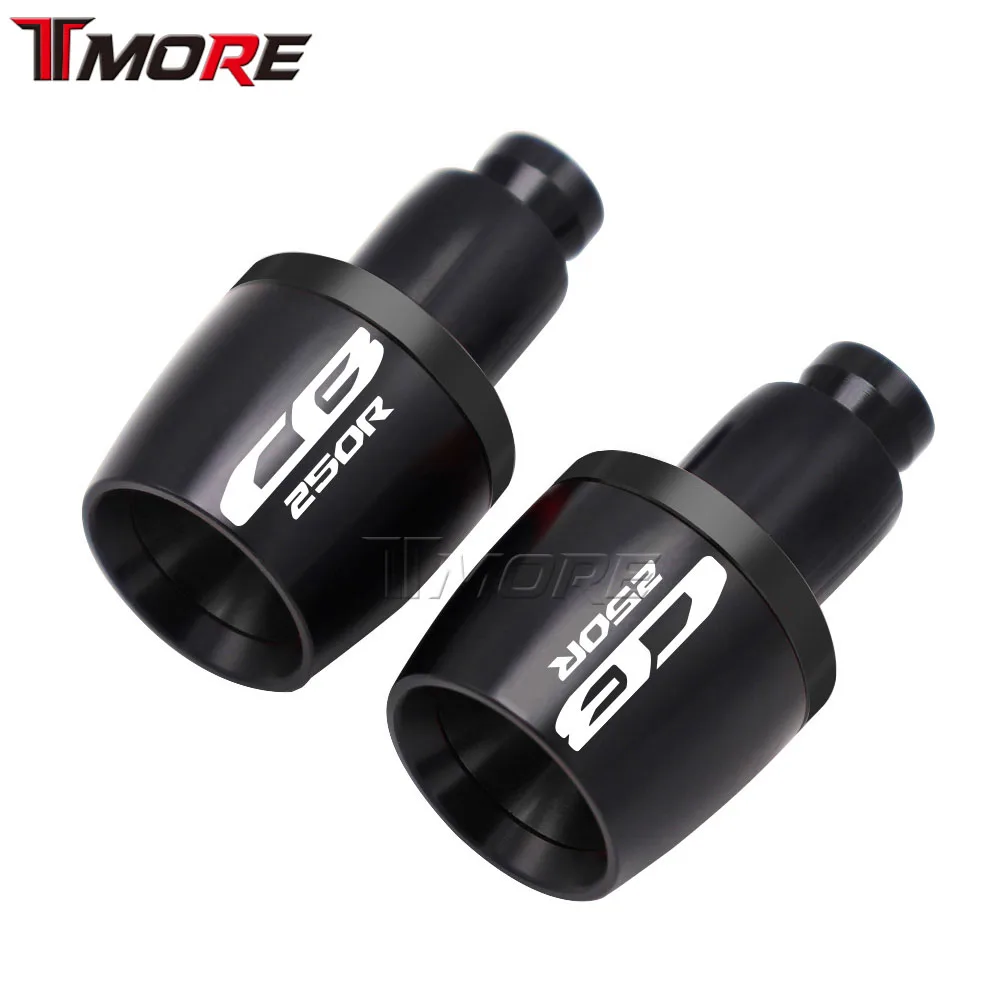 For HONDA CB250R CB 250R Motorcycle CNC Aluminum Accessories Universal Handlebar Grips Bar Ends Cap Counterweight Plug Slide