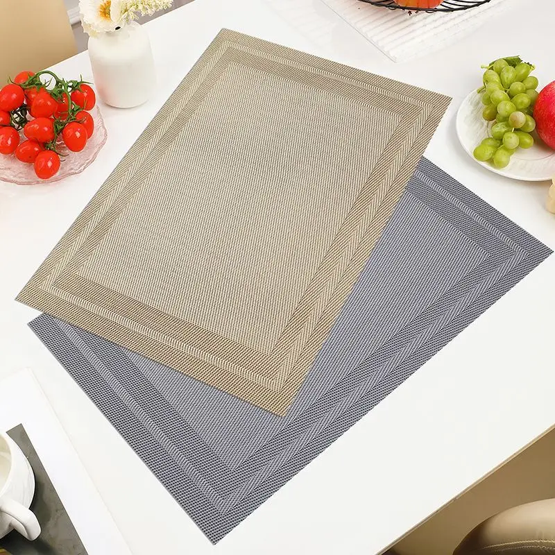 High-End Light Luxury Placemat, Washable & Heat-Proof, Heat-Insulating Placemat for Western Restaurant & Home Use