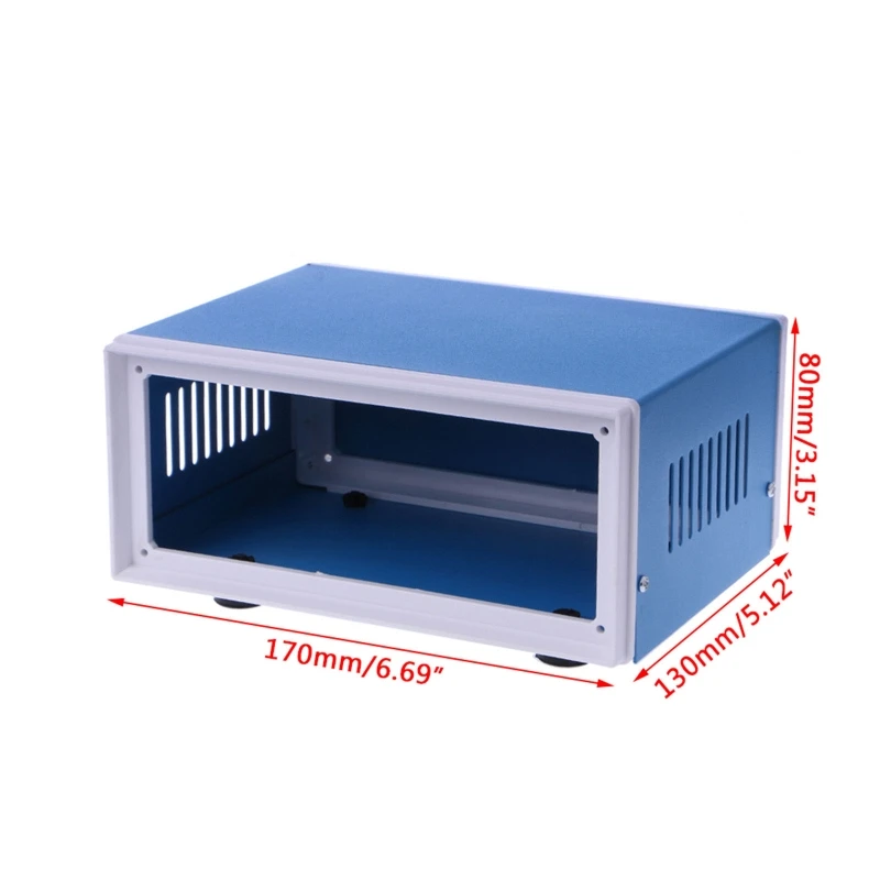 Junction Box Metal Power Enclosure Box Electronic Project for Case DIY Rectangle Electrical Box Surface Mounted Dustproo