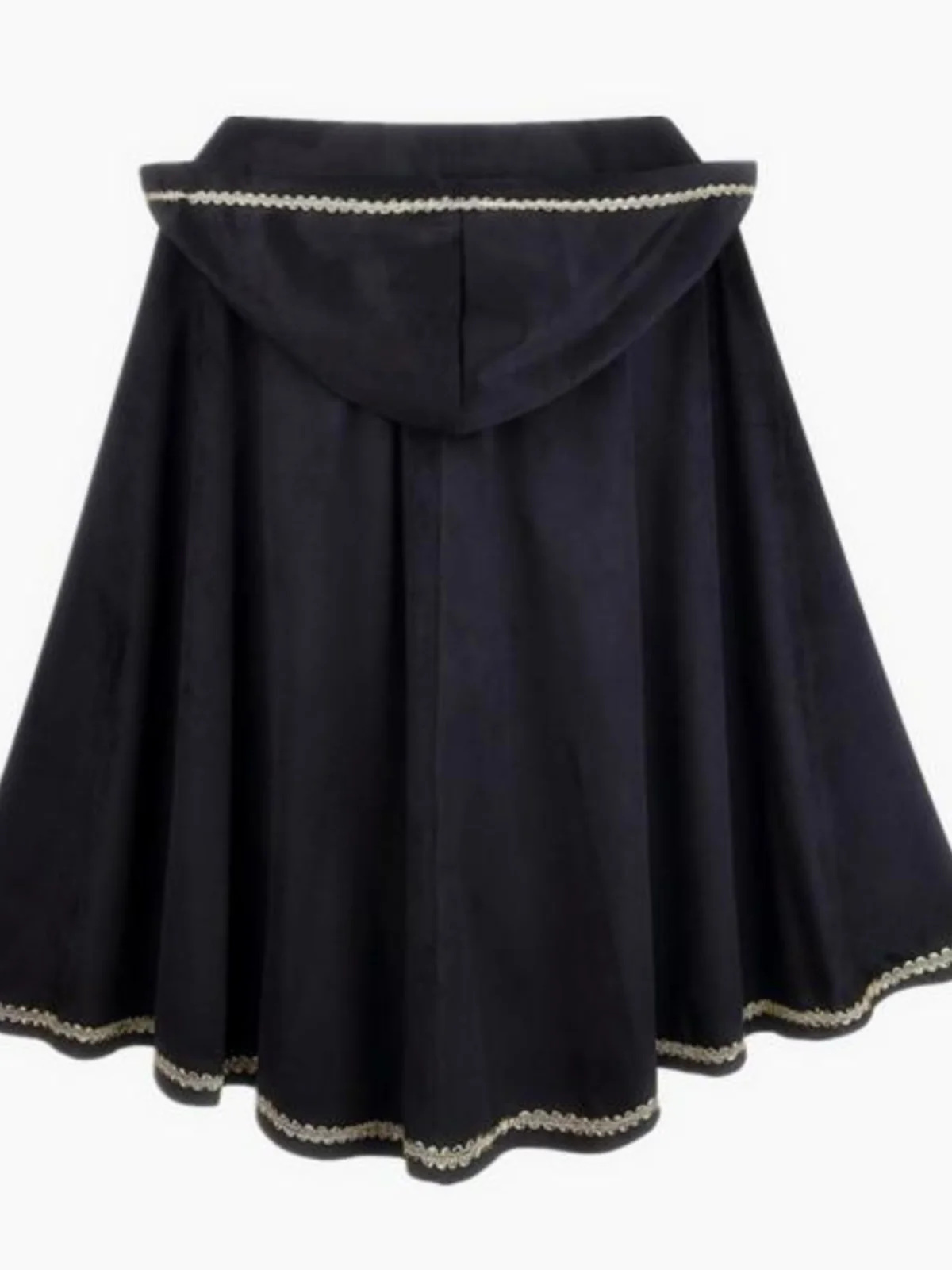 Renaissance à capuche ort cape assistant loween Victoria Sle femme ethnique Faion Polyester matériel saison d'automne