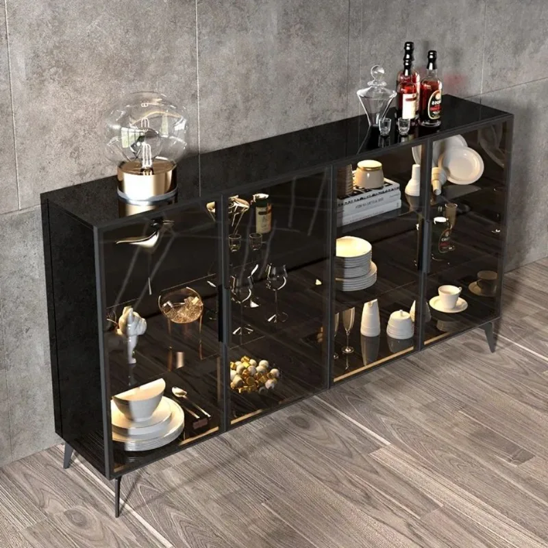 Light luxury dining side cabinet