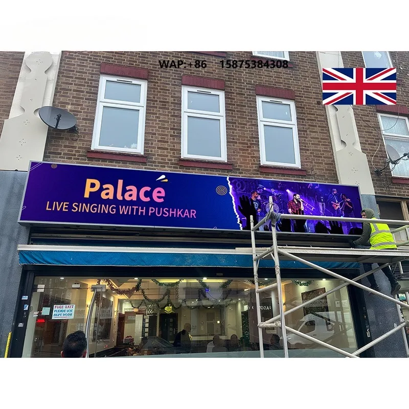 F Series 4X8 Ft 9Ftx16Ft Outdoor Double Sided Sign Led Panel Front Open Advertising Display