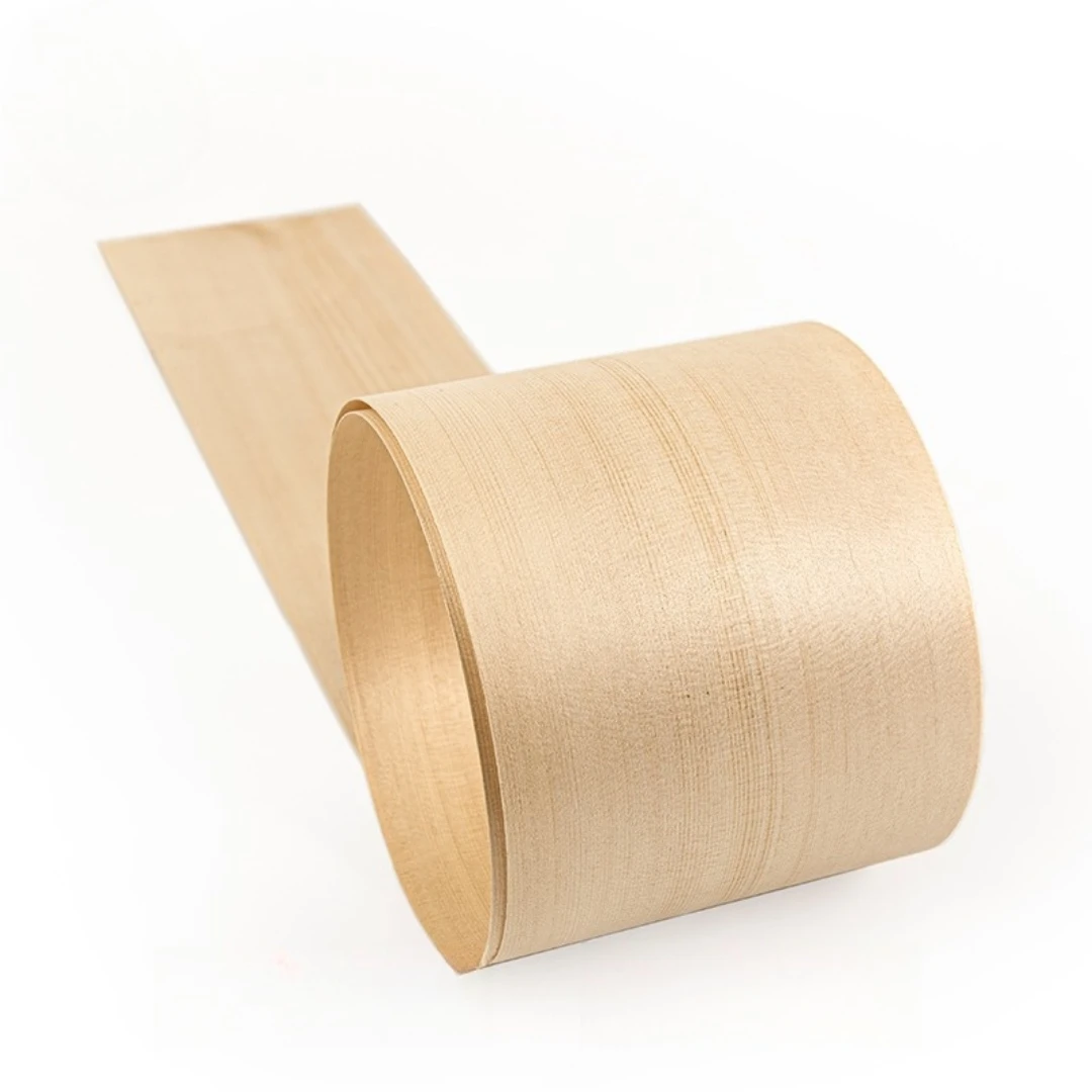 0.4mm/0.8mm Thick Natural Spruce Wood Veneer for Table Tennis Racket Making, Guitar, Furniture, Inlay Art and DIY Decoration
