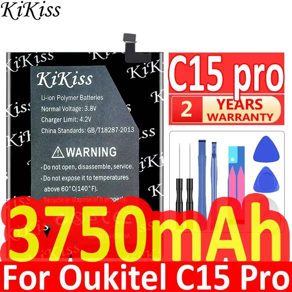 

For Oukitel C15 Pro 3750mAh Mobile Phone Battery Lightweight