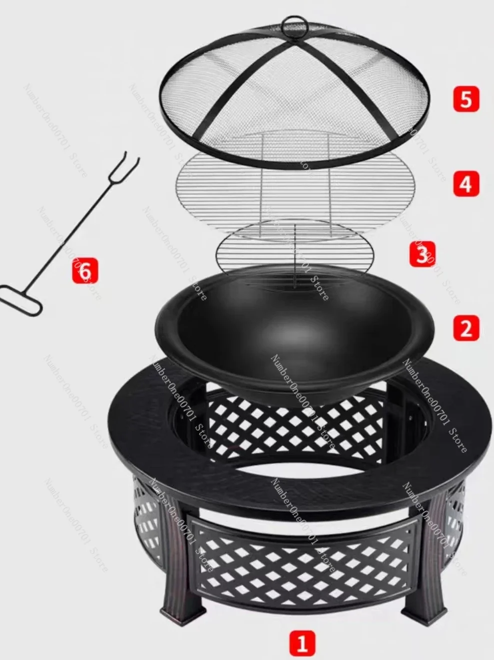 

Stove Tea Cooking Home Indoor Thermos Bottle Outdoor Charcoal Stove Barbecue Oven