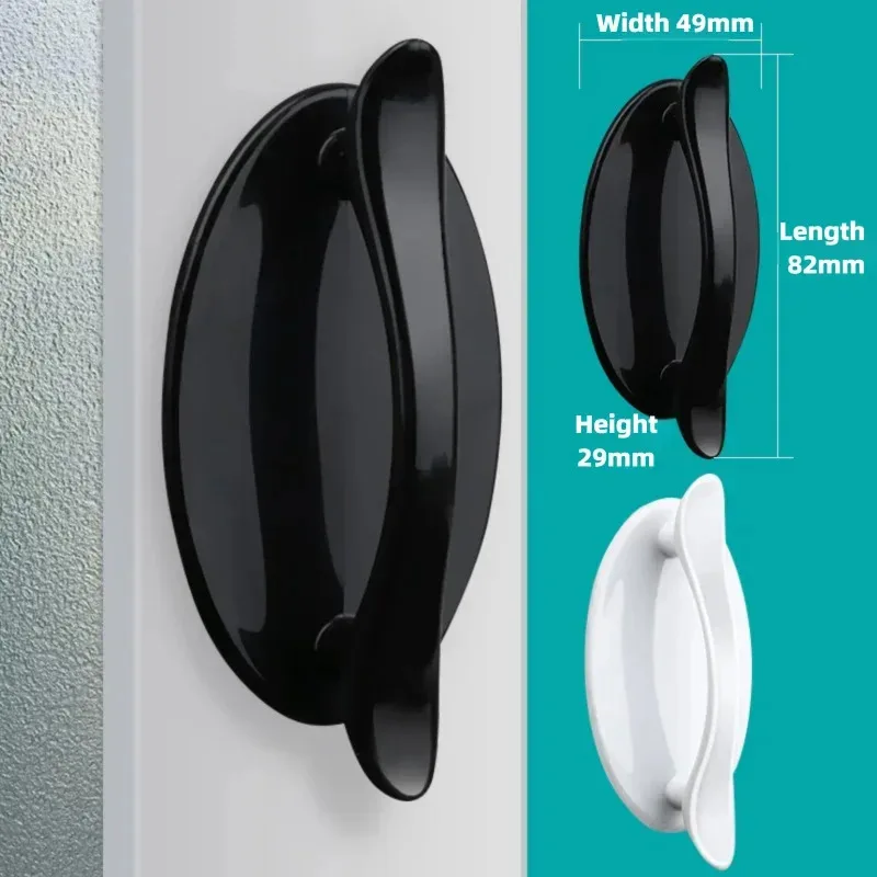 

Modern Minimalist Self-Adhesive Wardrobe Handles Cabinet Drawer Knob Window Paste Door Pulls Home Decor Hardware
