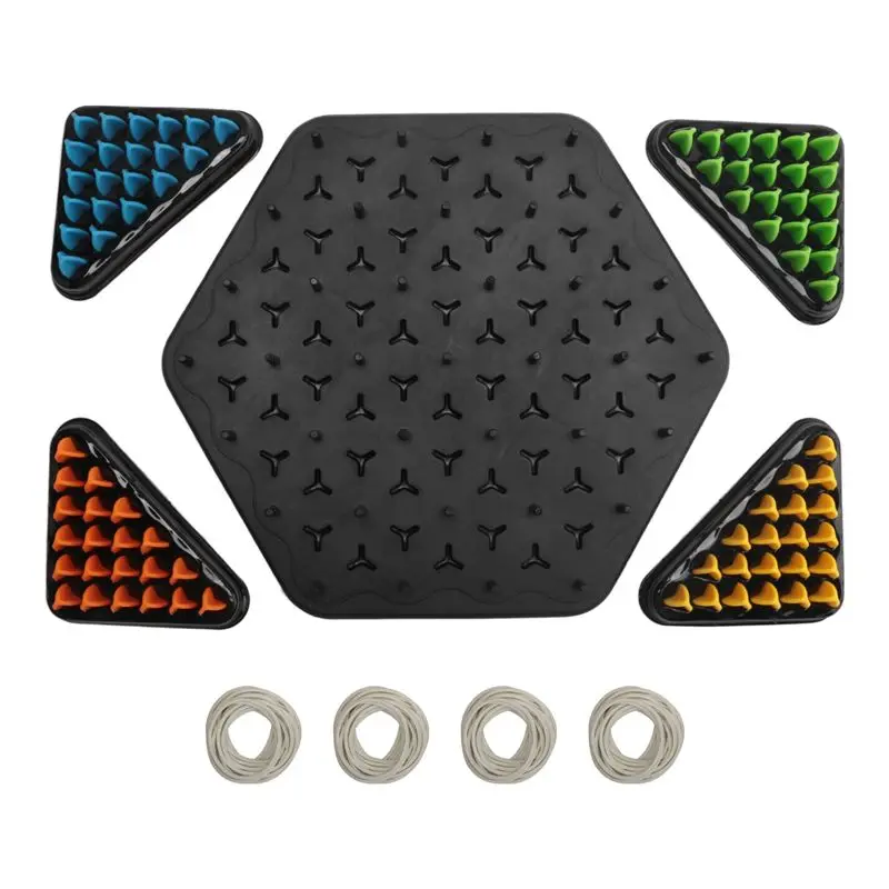 Puzzle di scacchi a catena geometrica Triangolo Gioco da tavolo per scacchi Famiglia Esercizio interattivo Pensiero Logica per bambini