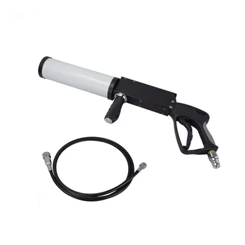 CO2 Gun DJ RGB Smoke Bar Handled Atmosphere Props Gatling Air Stage Special Effect Jet Fog Machine Handheld for Party