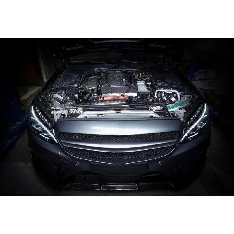 Durable Build Auto Accessories Carbon Fiber Engine Hood For W205 C180/c200/c260/c300/glc200 Engine Cover
