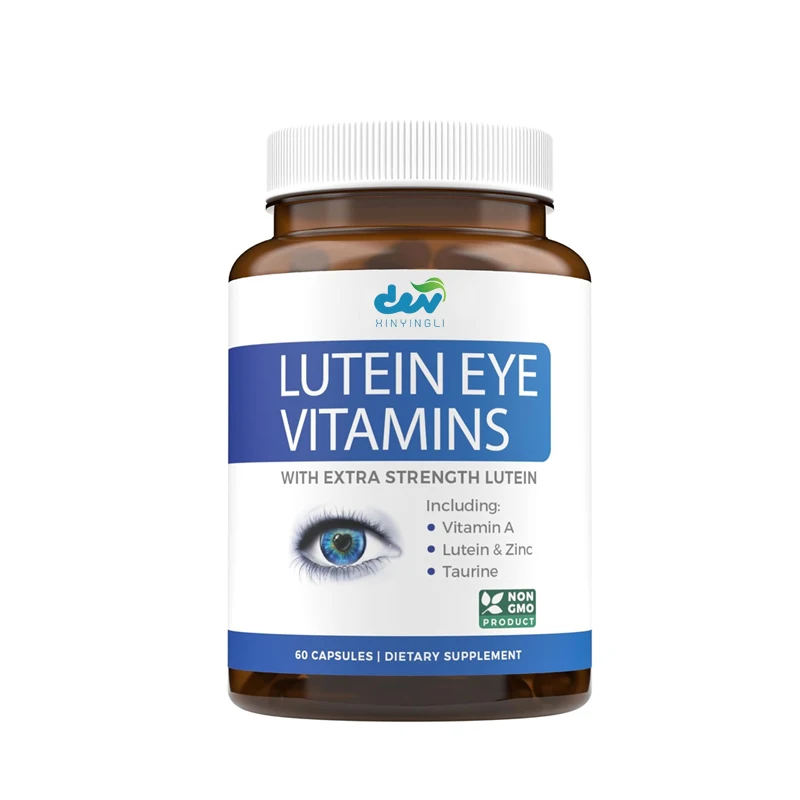 

Lutein eye vitamin supplement, suitable for tired and dry eyes - with zinc and potent cranberries and grape seeds
