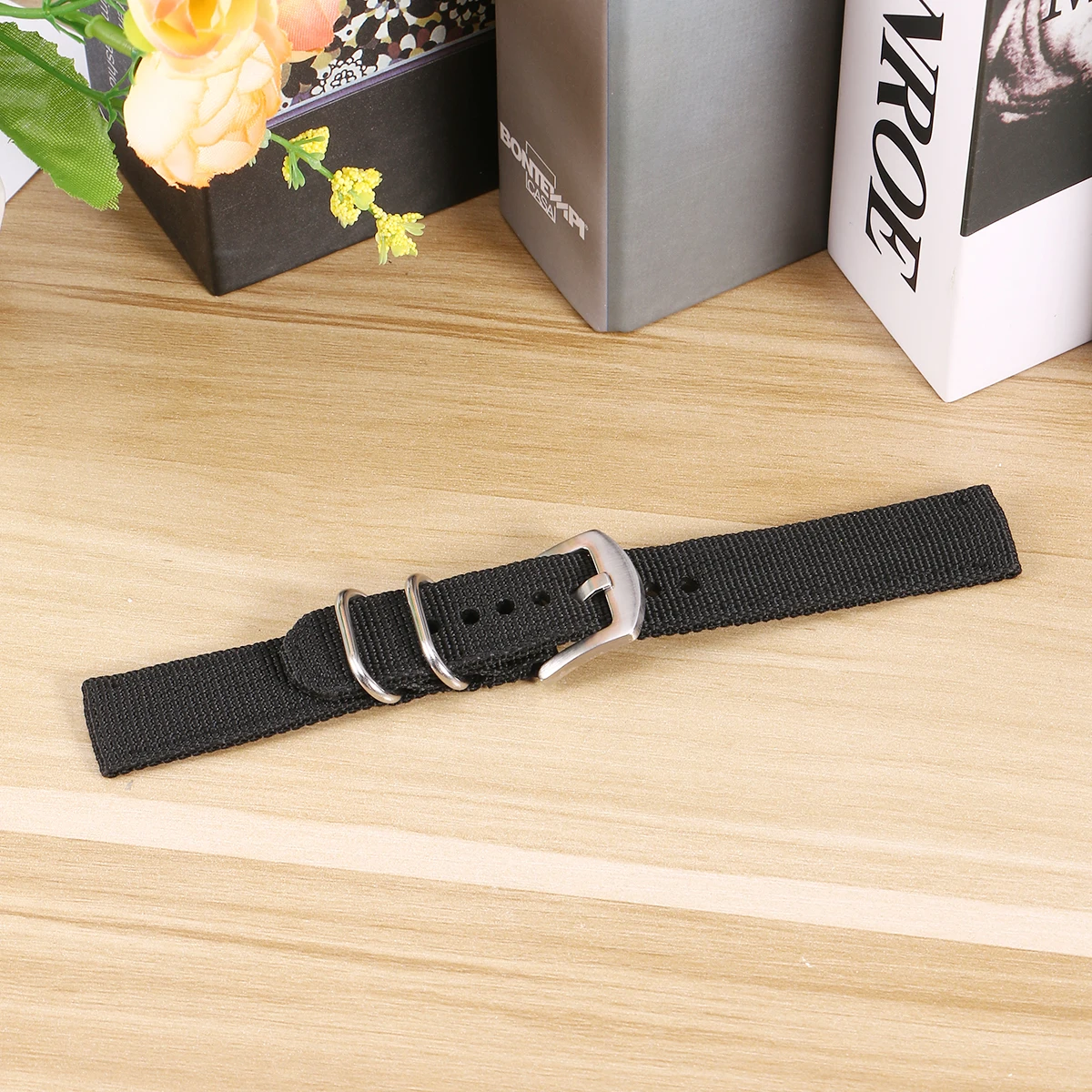

Waterproof Watch Strap 22MM Canvas Replacement Bands for Men Fashion Straps Soft Material Stylish Watchbands Fit Most Watches