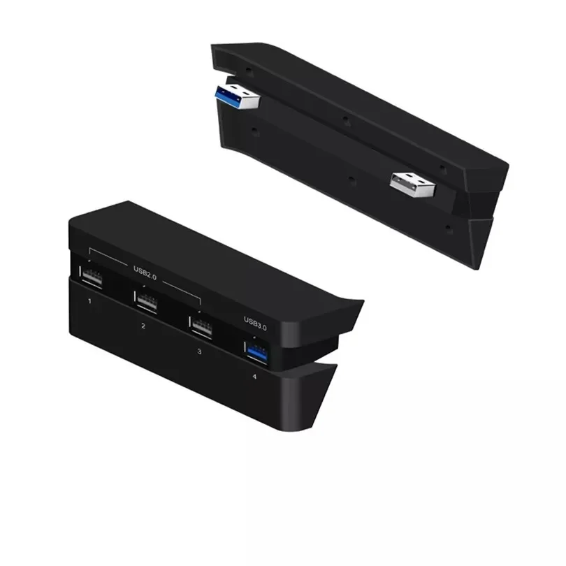 لمحول PS4 النحيف لوحدة التحكم PS4 النحيفة USB2.0 موسع TP4-821 4 في 1 USB 3.0 عالي السرعة