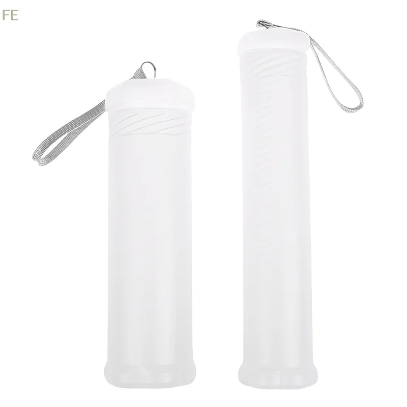 

[F] Cylinder Shape Student Supplies Pencil Case Pen Holder PP Portable Adjustable Pen Organizer Transparent