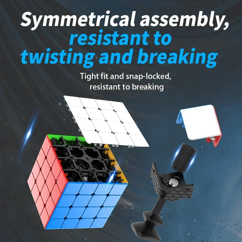 [ECube] Diansheng Solar S4M UV Revestido Magnético Cubo de Velocidade Mágica Stickerless Brinquedos Profissionais Diansheng S4M Cubo Quebra-cabeça