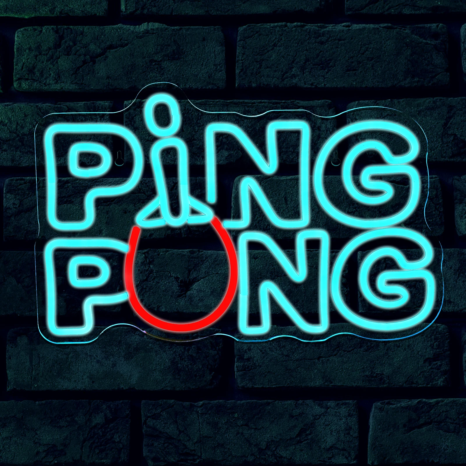 

PingPong Neon Sign Led Neon Light Dimmable Room Decoration For Gym Sport Gym Table Tennis Club Wall Lamp Logo USB Powered