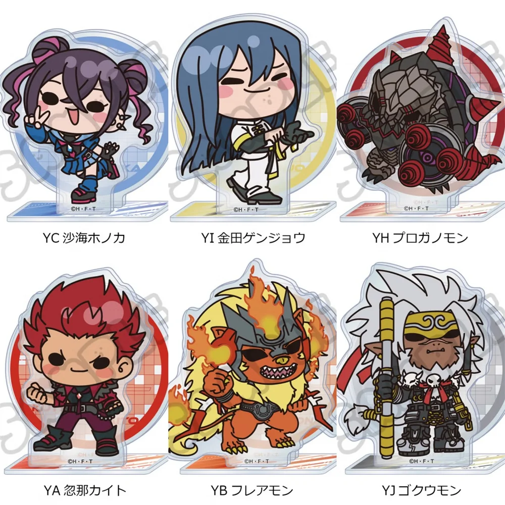 10CM DIGIMON BEATBREAK Acrylic Keychain Stand Model Cosplay Characters Ornament Accessories Goods Collection Gifts