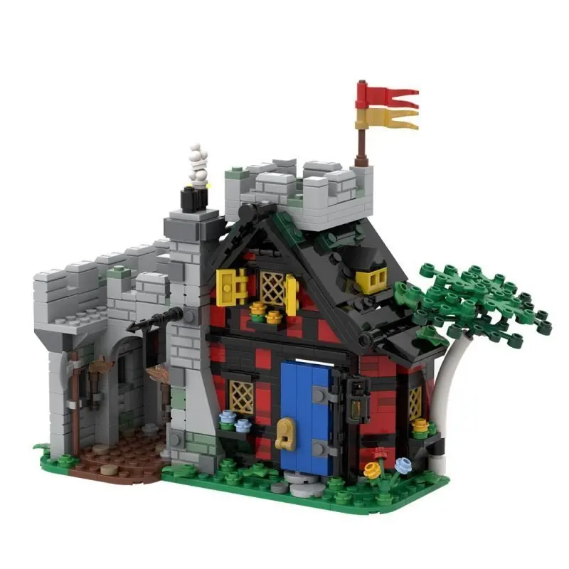 

Custom MOC-114516 Medieval Hotel 769 Parts Toys Gift Perfect for christmas