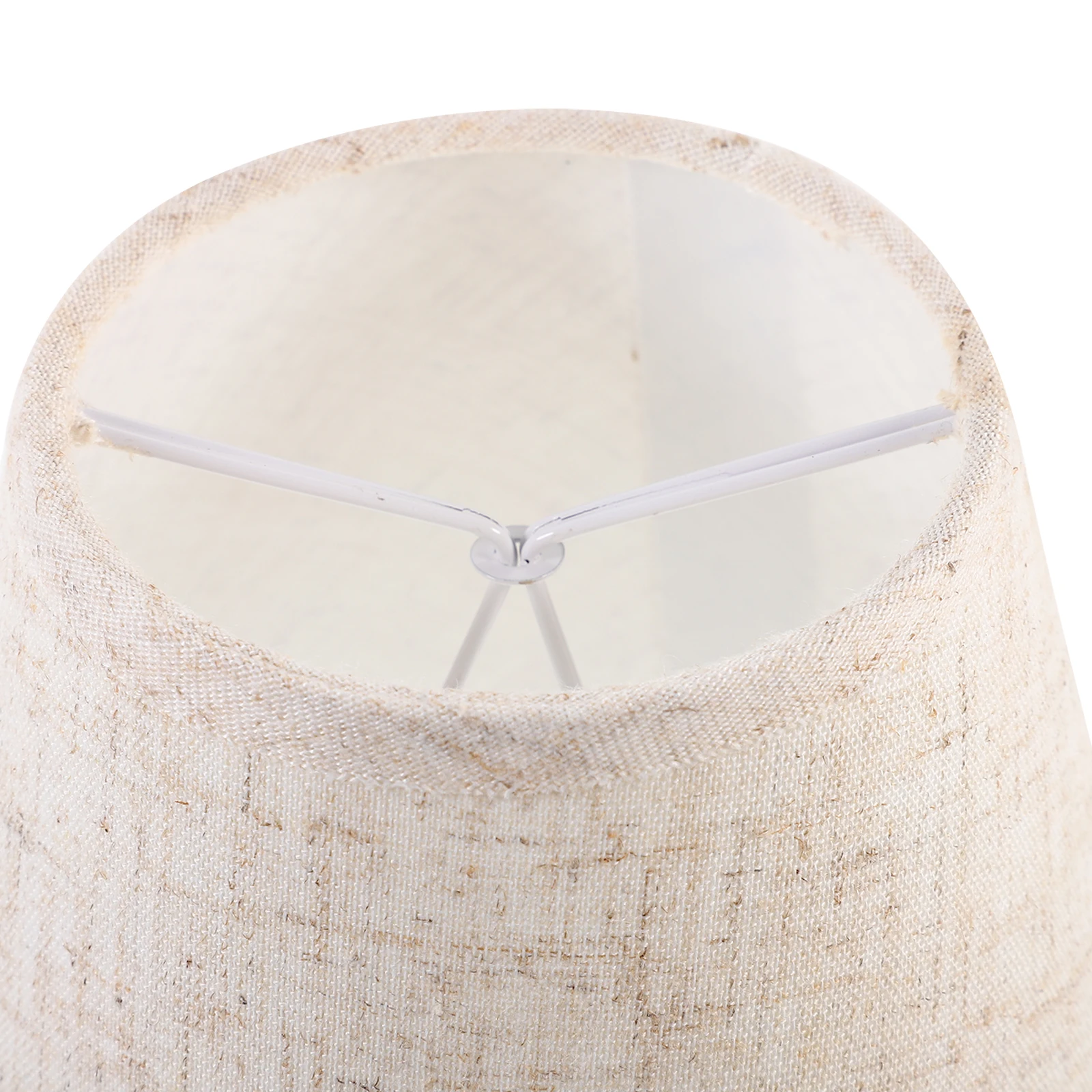 

Crystal Iron Ch Lamp Shade 16cm Clip on Fabric Decor Light Shades Replacement Pendant Study Bedroom Table