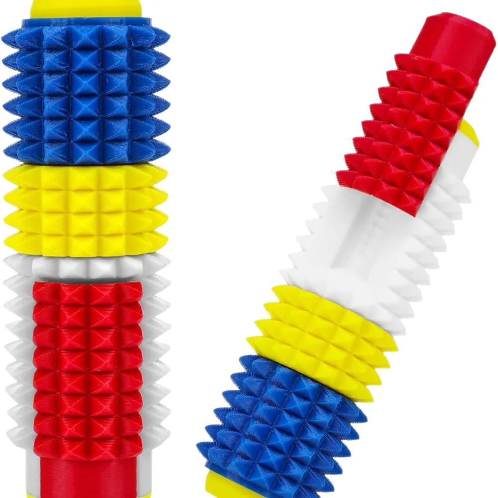 Cartão de impulso magnético brinquedos fidget mini garra rotativa vara de descompressão ponta do dedo rolo girador edc alívio do estresse brinquedo sensorial