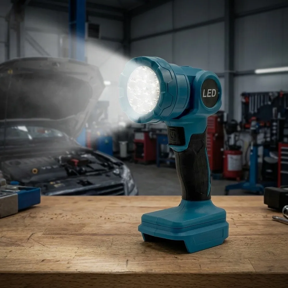 LED Flashlight Compatible with For BL1830 BL1815 18V Batteries for Underhood Lighting and Panel Inspection Tasks