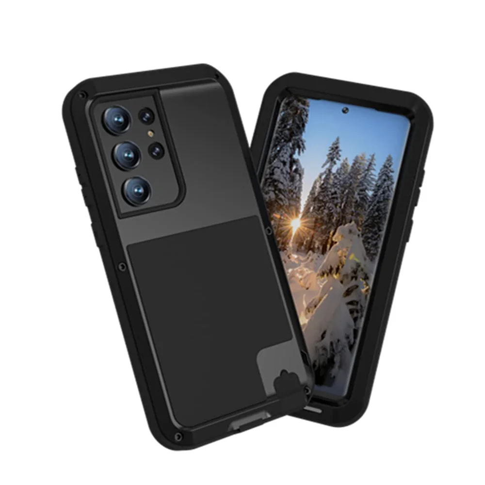 

For Samsung Galaxy S25 Ultra S25 Plus S25 Military Grade Shockproof Metal Silicone Dust Proof Case