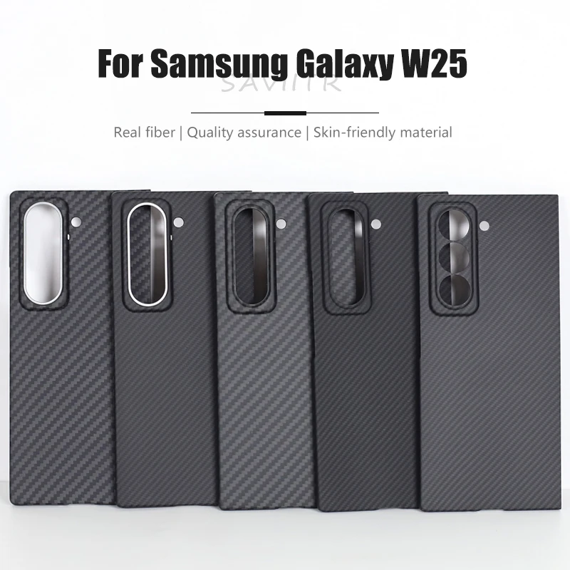 

SAVIITR кевларовый чехол для телефона Samsung Galaxy W25, чехол с защитой от падения, дизайн из арамидного волокна, W25, тонкий чехол с магнитной беспроводной зарядкой