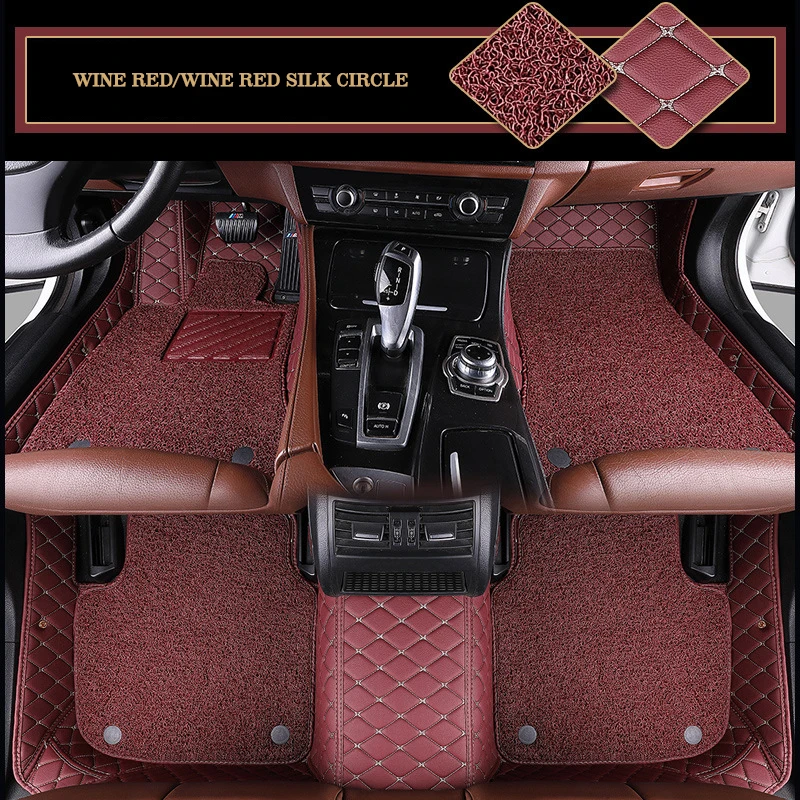 

Customized Double layer Wire Ring Car Floor Mats for Lexus All Models ES350 GS350 CT200h ES300h GS450h IS250 LS460 Car-Styling