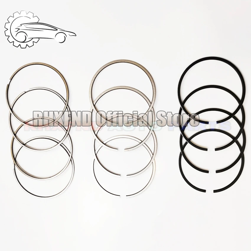 U201-11-SG0 BK2Q-11-SA0 Kit de pistão Anel de pistão Eixo de manivela Con rod Rolamento Para Ford Ranger Transit P4AT V348 Para Mazda BT50 2.2L