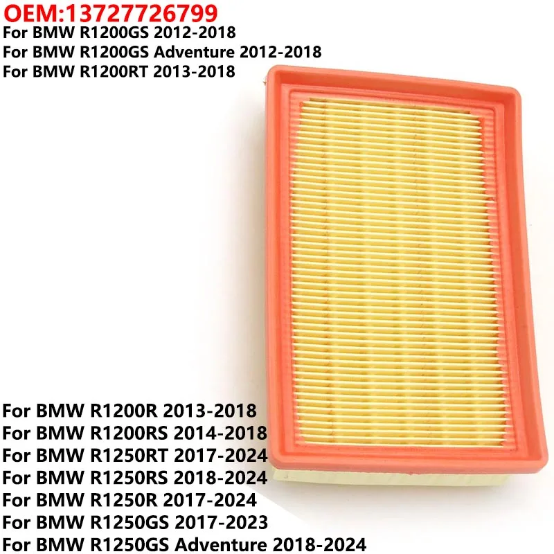 Air Filter For BMW R1200GS R1250GS Adventure R1200/R/GS/RS/RT R1200R R1200RS R1250RT 13727726799