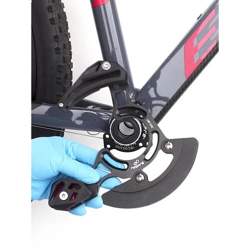 Imagen 2 del producto TOOPRE-Guía de cadena de placa única para bicicleta de montaña, protector de cadena de cola suave DH 32T-38T, estabilizador de cadena de placa dentada ISCG 03/05