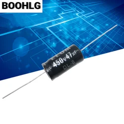 ELCNK 450V 22uf 450V 33uf 450V 40uf 450V 47uf  450V 68uf 450V 80uf 500V 22UF axial polarized electrolytic capacitor 500V 18X30mm