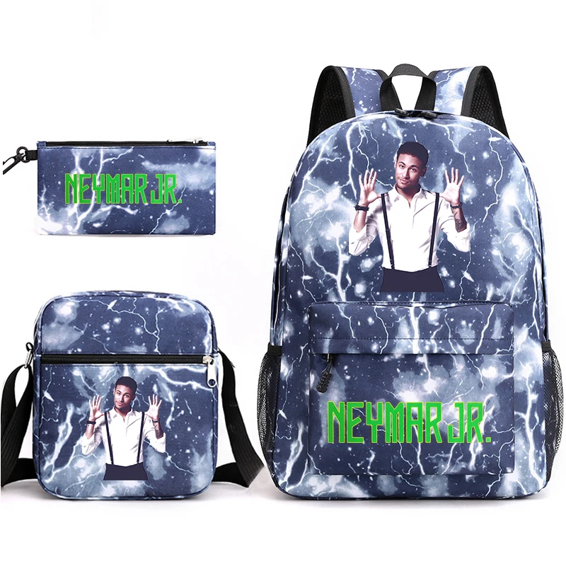 student backpack pencil bag shoulder bag 3-piece casual school bag set