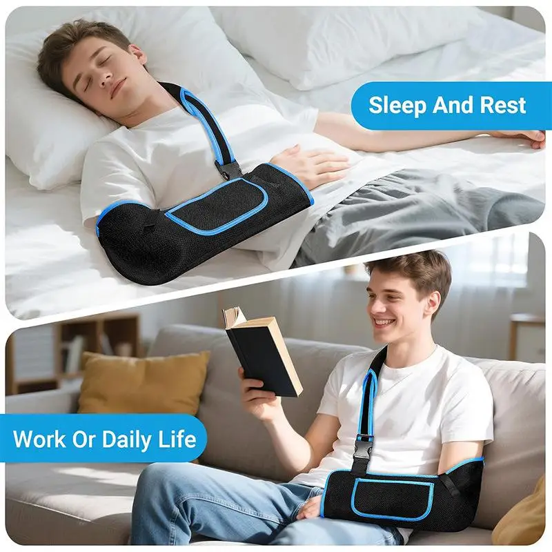 Adjustable Arm Support Sling Forearm Fixation Strap Breathable Shoulder Support Strap For Kids Adults Comfort Daily Wear
