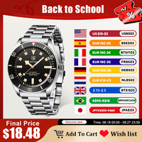 BENYAR Men's Watches Mechanical Automatic Watch BB58 Sport Watch For Men 2025 Stainless Steel Waterproof Business Luminous Clock