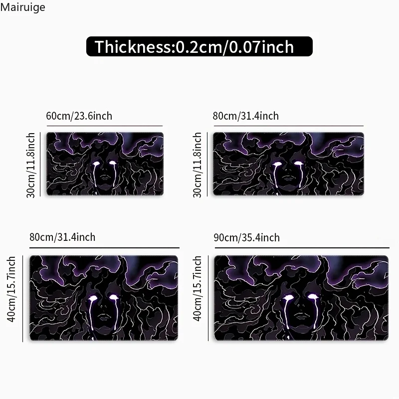 Abstract Line Strata Liquid Art Design Mouse Pad Computer Office Mat Rubber Anti-slip Gaming Keyboard Mousepad Long Desk Mat