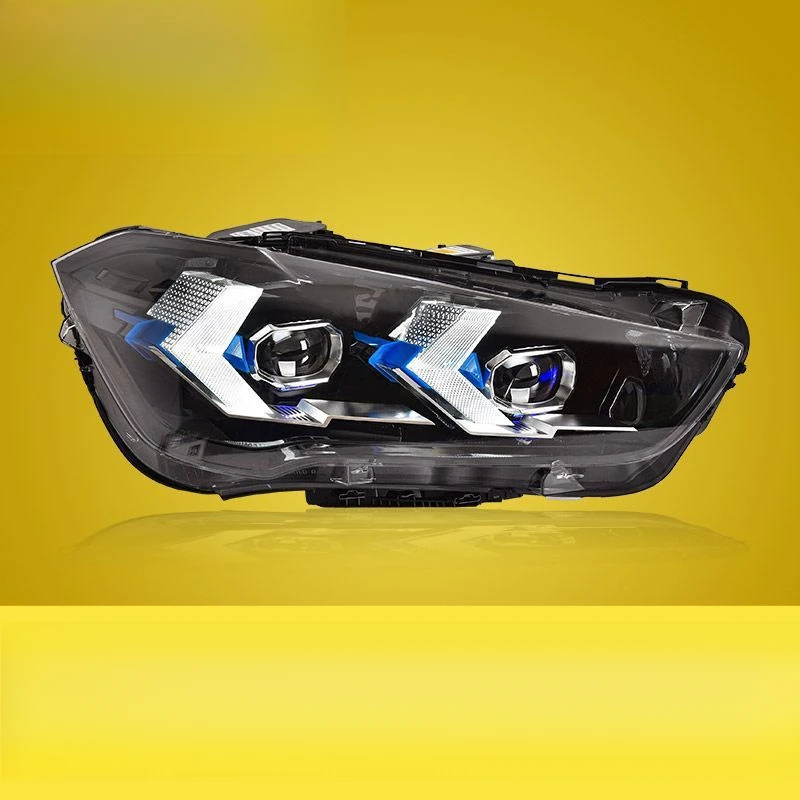 Suitable for BMW X1 Headlight Assembly 16-19 Models Modified Arrow Style Daytime Running Light Turn Signal LED Headlight