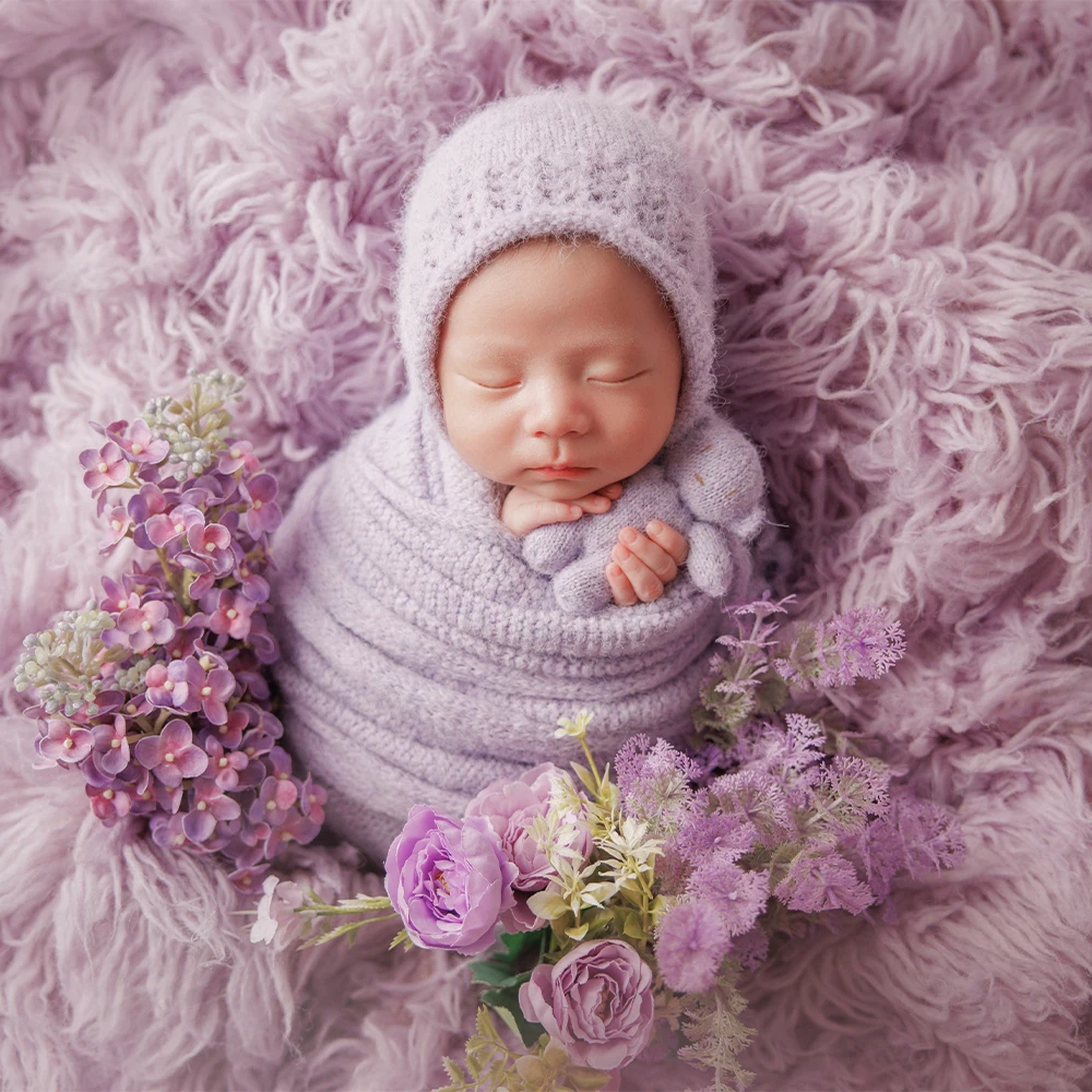 150x90cm selimut wol fotografi baru lahir selimut wol Yunani latar belakang boneka alat peraga Studio bayi membungkus alat peraga menembak Aksesori