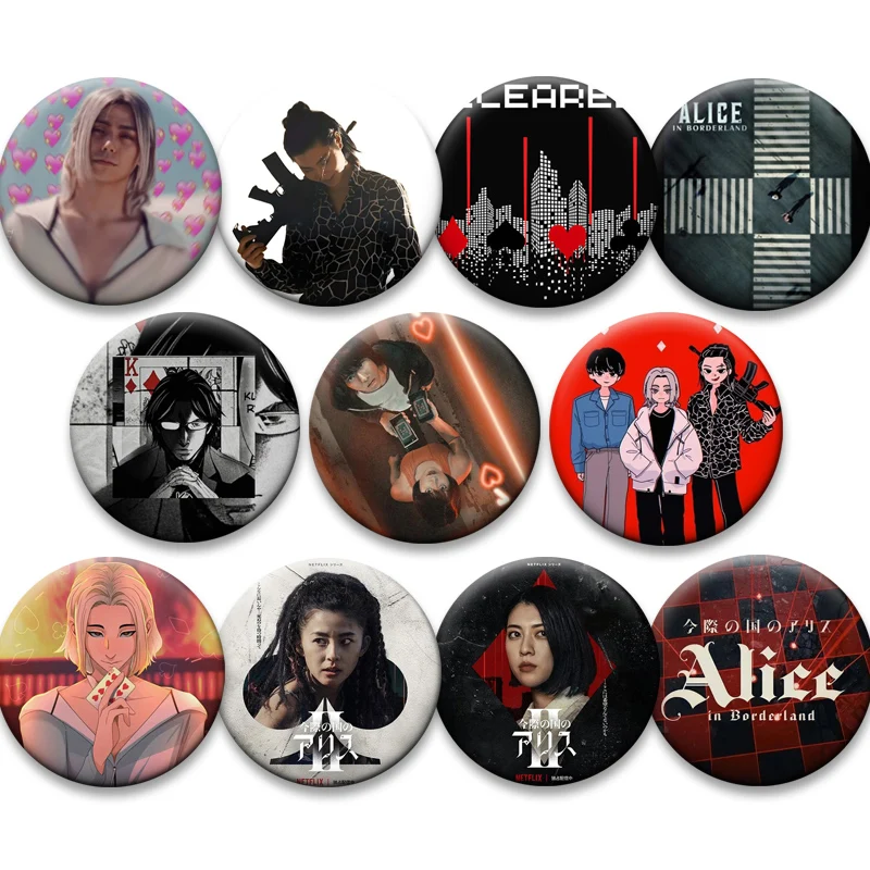 Круглые-броши-«Алиса-в-пограничье»-дизайнерские-булавки-изысканный-значок-ручной-работы-из-жести-мужская-и-женская-одежда-аксессуары-подарок